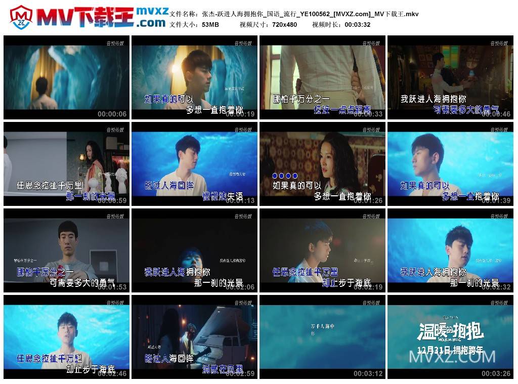 张杰-跃进人海拥抱你_国语_流行_YE100562